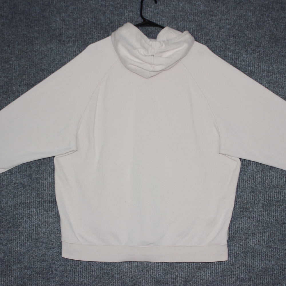 Vintage Nike Pullover Hoodie Sweatshirt Light Pink Small Swoosh Logo Women's‎ XL - Picture 6 of 7